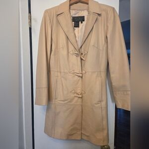 Leather Women's Coat
